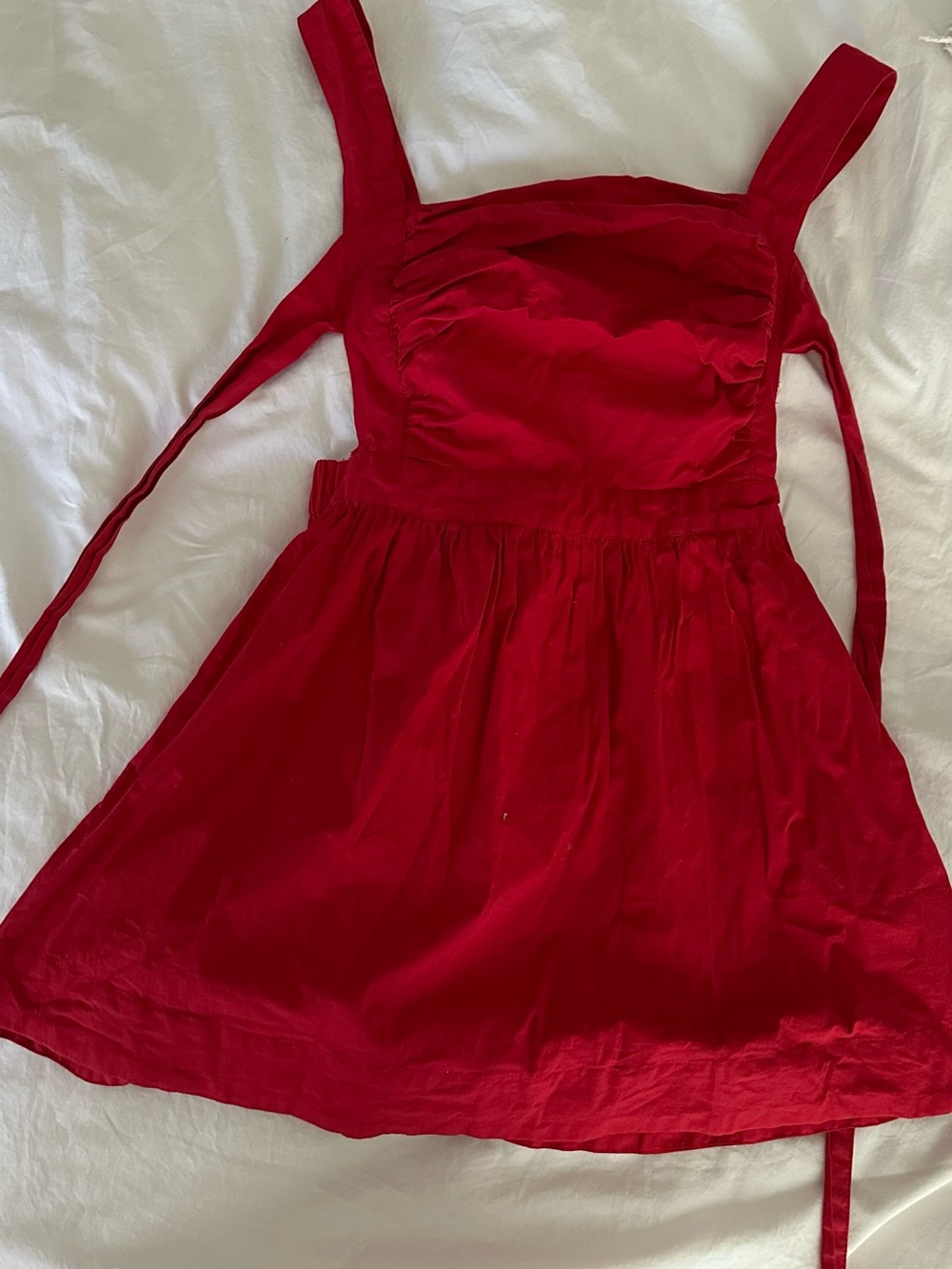 Free People Red Sleeveless Mini Dress
